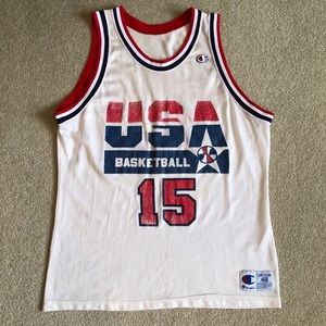Magic Johnson USA Champion Jersey 48